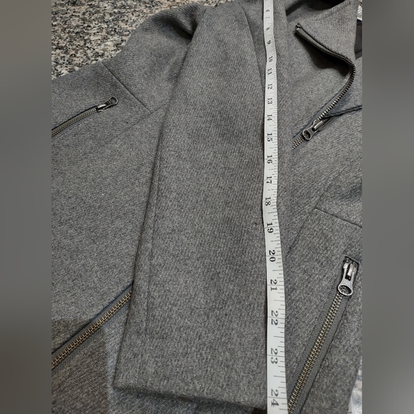 Kristen Blake, Wool blend, Gray, Size Small, Zip up, Pea Coat - Picture 13 of 16